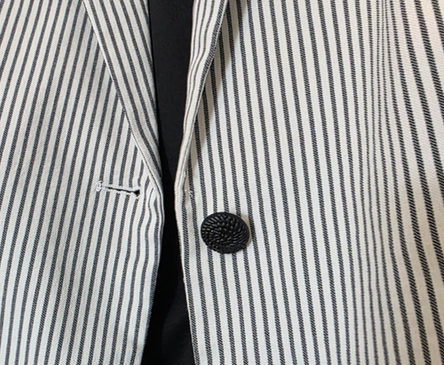 Blazer donna rosa viola LG nero bianco gessato foderato bottoni giacca elasticizzata BELLO - Foto 8 di 11