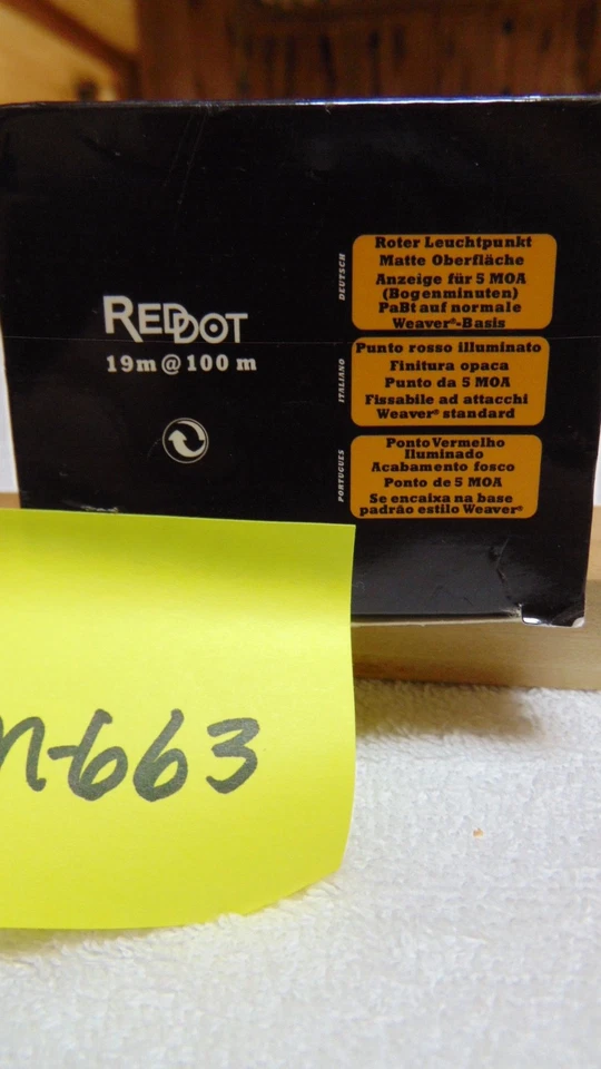 Mira de punto rojo/verde Bushnell modelo 1x40 RD Foto 4 de 4