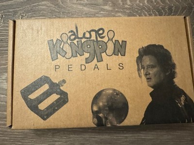 SEHR SELTEN EINGESTELLT Alone BMX 9/16'' Kingpin Pedale - Sealed Bearings - schwarz