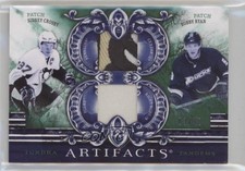 2010 Upper Deck Artifacts Emerald 3/40 Sidney Crosby Bobby Ryan Dual Patch 0c3