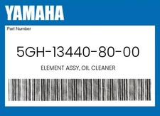 Yamaha Genuine Element Assy, Oil Cleaner - 5Gh-13440-80-00
