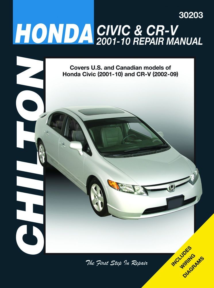 Revue technique Chilton Honda pour entretenir et reparer sa Civic CRV