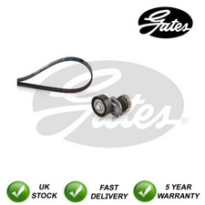 Gates Alternator Belt Kit Pulley Tensioner Fits VW Audi Skoda Seat #7528
