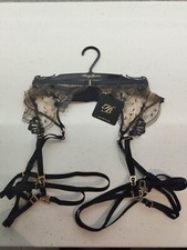 Honey Birdette Jules Suspender Garter - Black