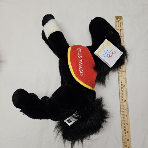 Wells Fargo 2019 Legendary Fargo Pony Horse Black 20th Edition Plush Stuffed Toy - Picture 7 of 11