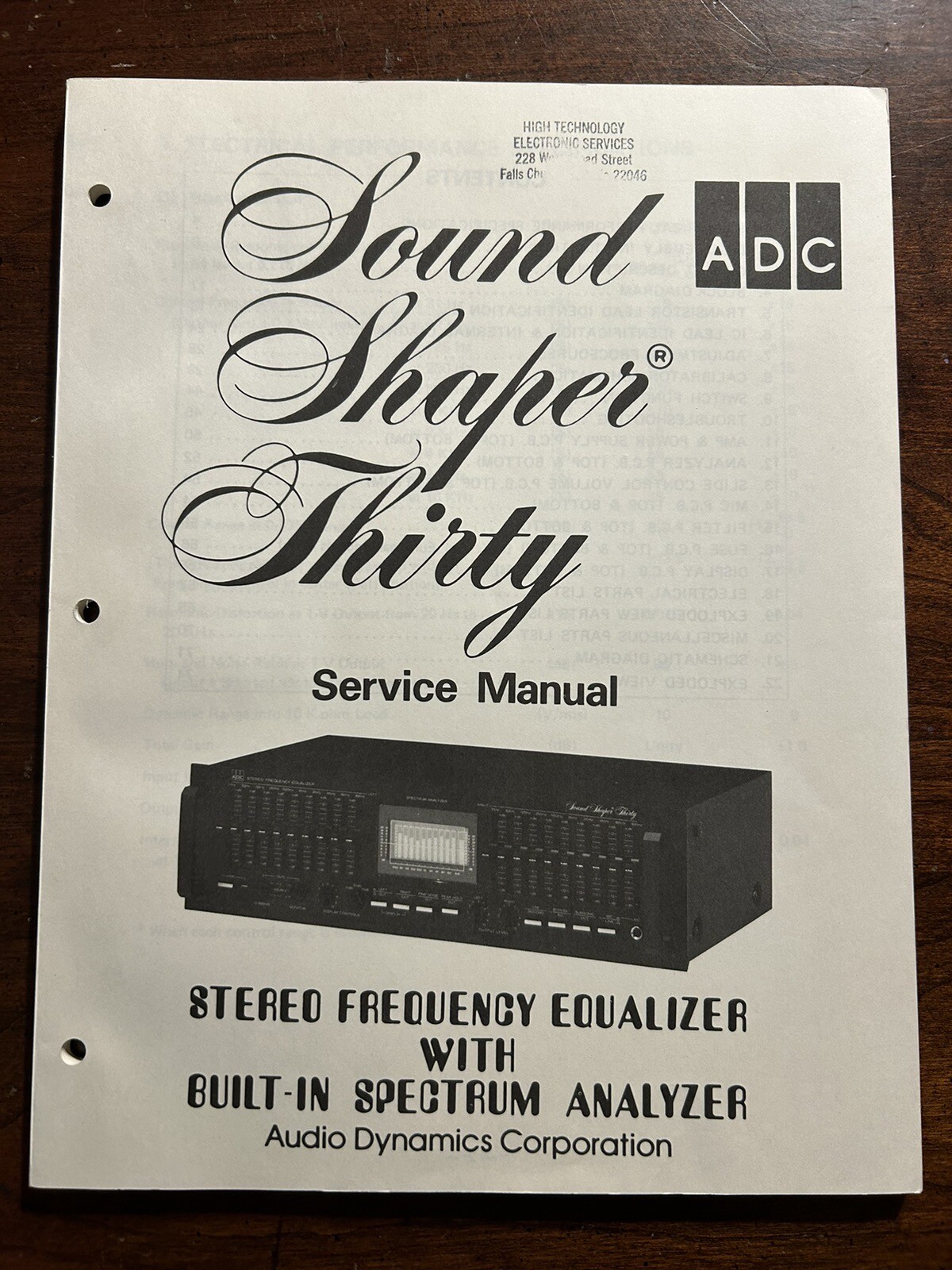 ADC Sound Shaper Thirty vintage audio equipment - eBay listing photo 4