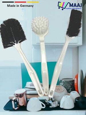 3 x SET SPÜLBÜRSTEN ABWASCH BÜRSTEN KÜCHENBÜRSTE GESCHIRRBÜRSTE KITCHEN BRUSHES