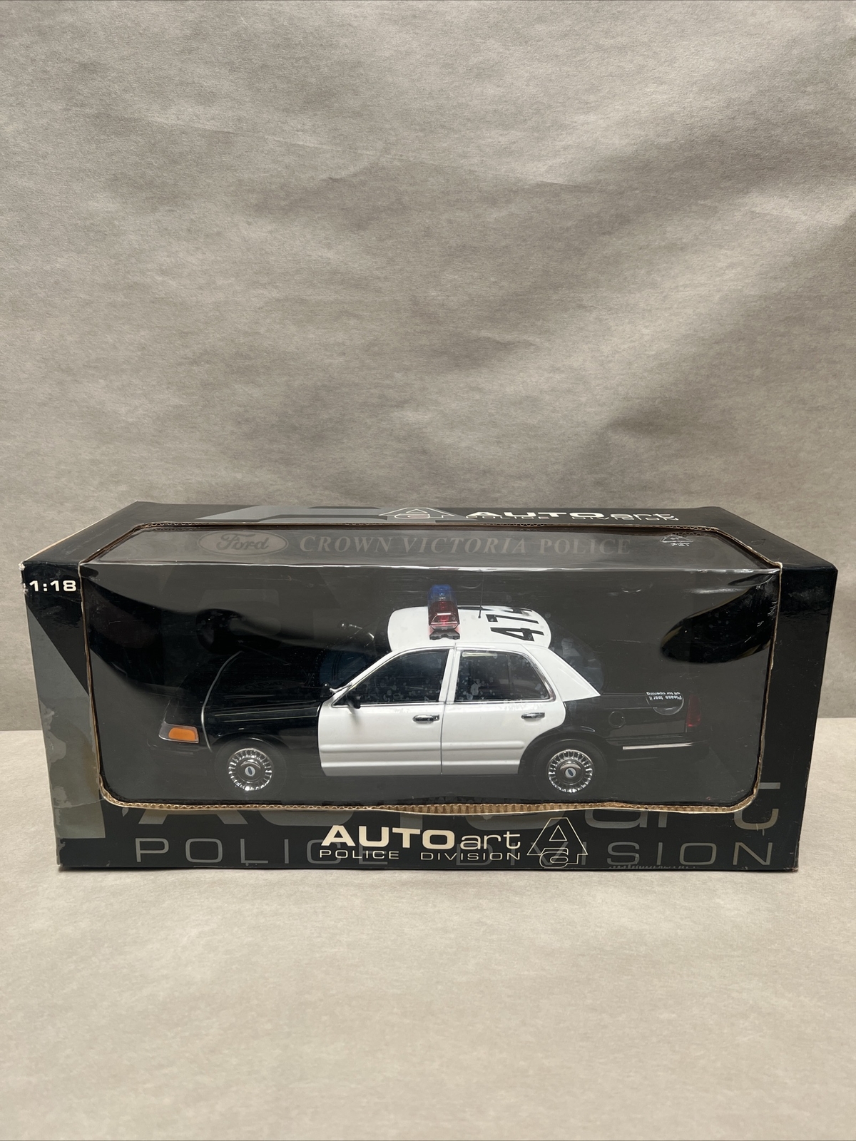 Auto Art 1/18 Police Division Patrol Car | eBay