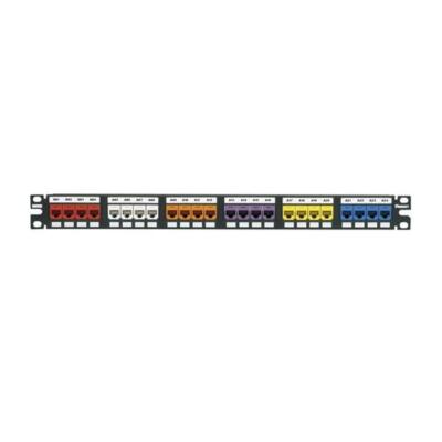 10 Stk. Panduit Patchpanel 24 Port CPP24FMWBLY Kupfer Patchpanel