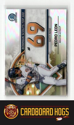 2023 Bowman #BTP-69 Pedro Leon Houston Astros Bowman Scouts Top 100