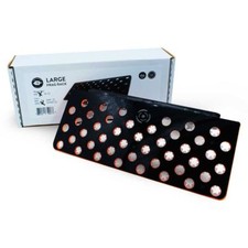 44 Hole Large Frag Rack 3/4" Glass Orange w/Frag Lock Reinforced Magnets - P