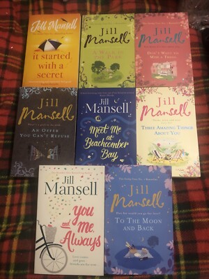 8 x Jill Mansell You Me Always/Three Amazing Things About You/Walk in the Park