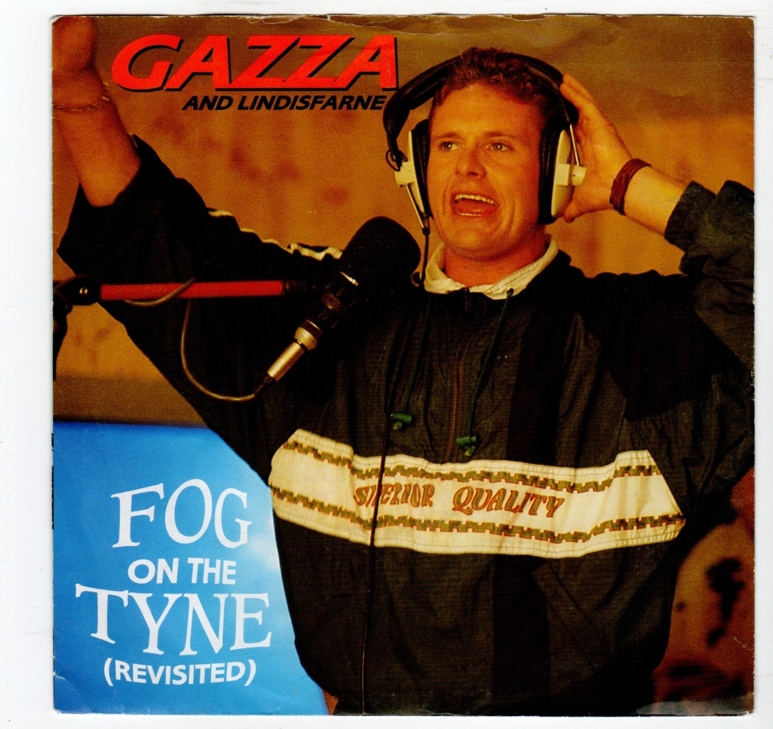 (II630) Gazza & Lindisfarne, Fog On The Tyne (revisited) - 1990 - 7 inch vinyl