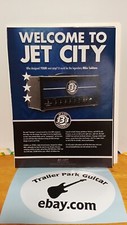 JET CITY 333 GUITAR AMPLIFIERS, GUITAR  PRINT AD 11 X 8.5,.