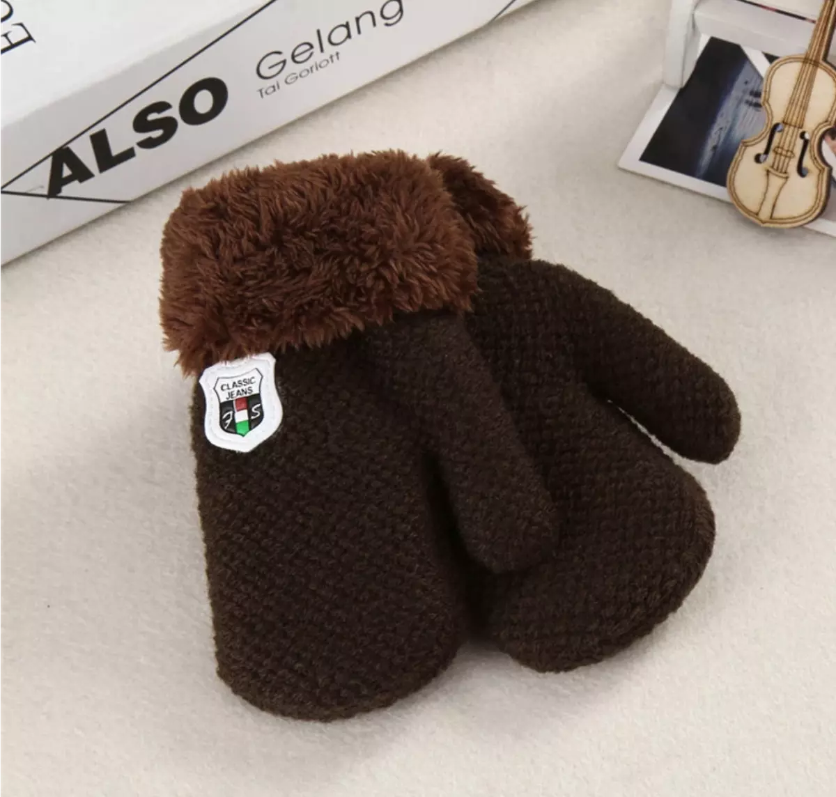 Boys mittens clearance on string