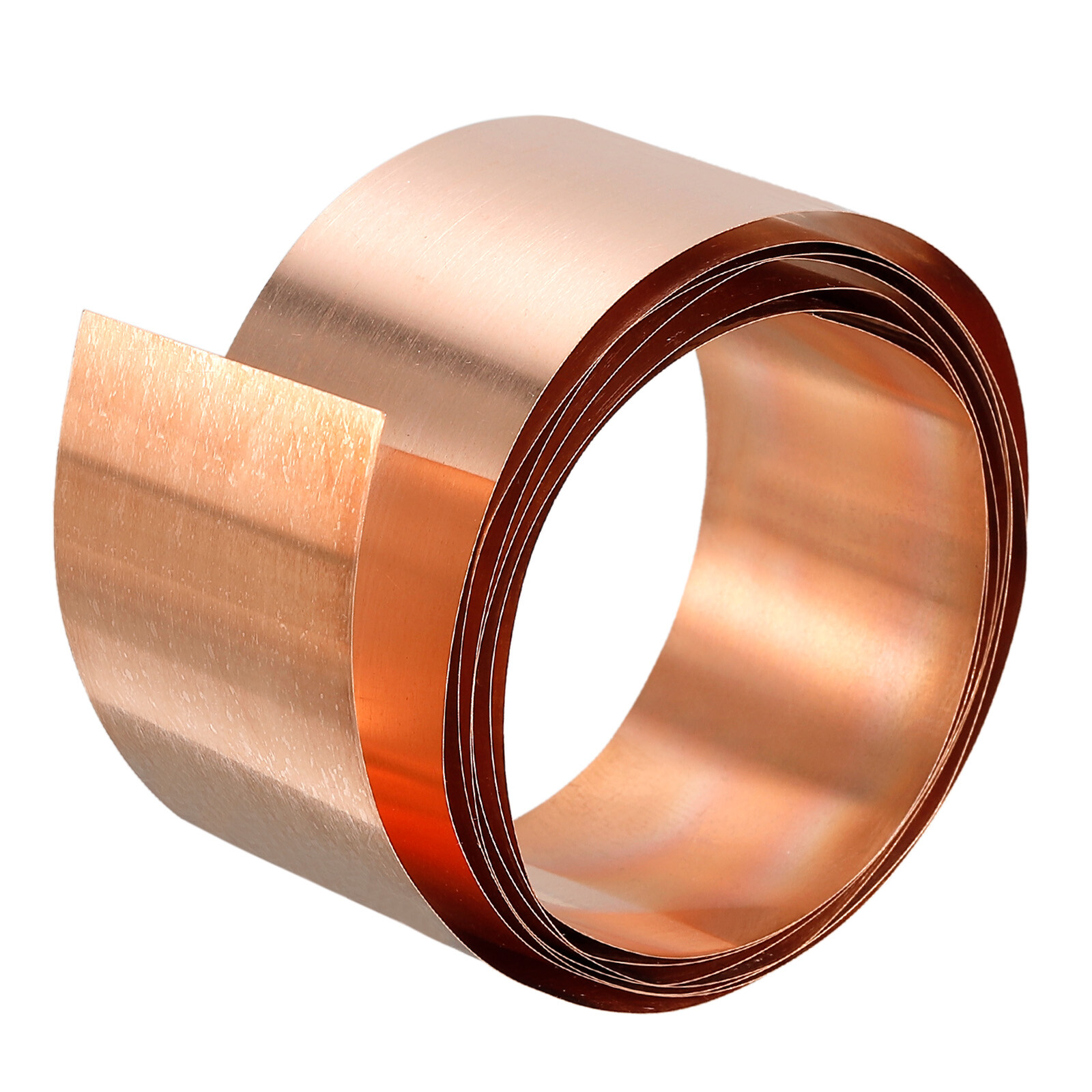 Copper Thin Foil Roll Sheet, 0.2x25x1000mm Pure Copper Foil Sheet
