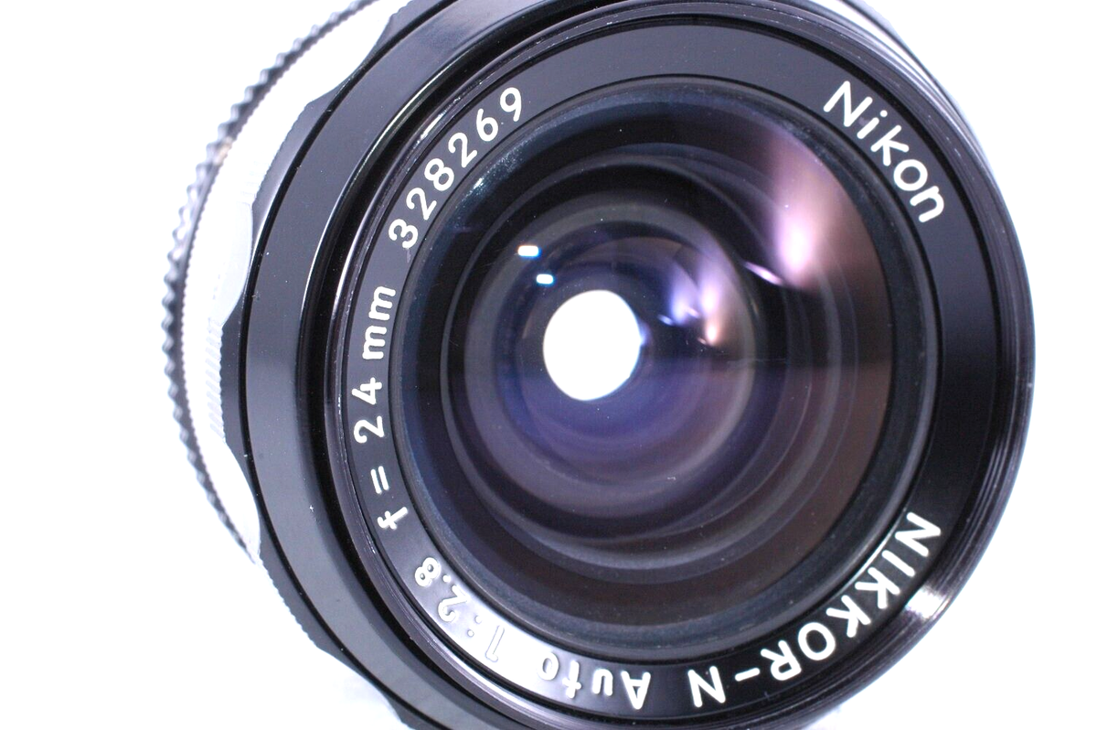 Nikon Nikkor-N Auto 24mm F2.8 Wide Angle MF Lens Ai Converted [Exc