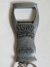 Key Chain Metal Bottle Cap Opener ~ BOSTON Beer Co Samuel Adams ~ For the Love