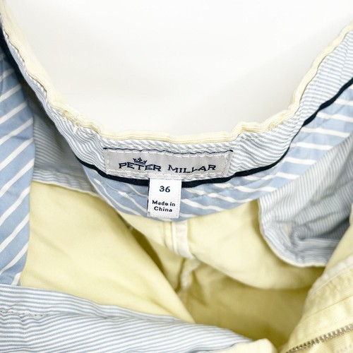 Peter Millar Crown Crafted Bedford klassische Herrenshorts Baumwollmischung Größe 36 - Bild 4 von 8