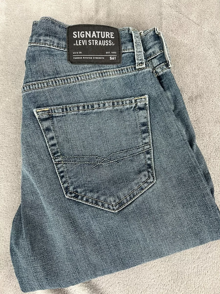 Signature By Levi Strauss & Co. Men's Loose Fit Jeans 