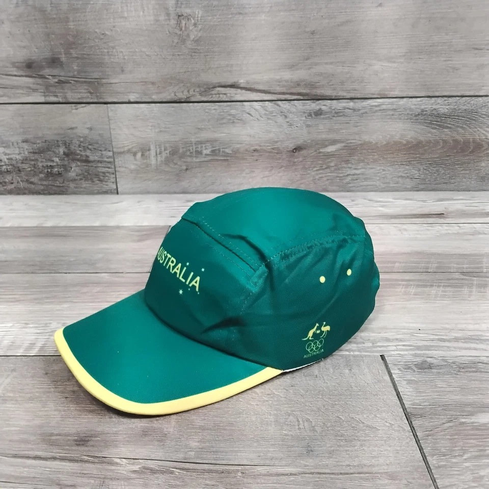 Asics Team Australia 2024 Juegos Olímpicos de París Gorra Sombrero Adulto Hombre Ajustable  Foto 2 de 4