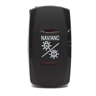 Carling On/Off/On Contura V Boat Rocker Switch | Nav/Anc 4 Spade 12V