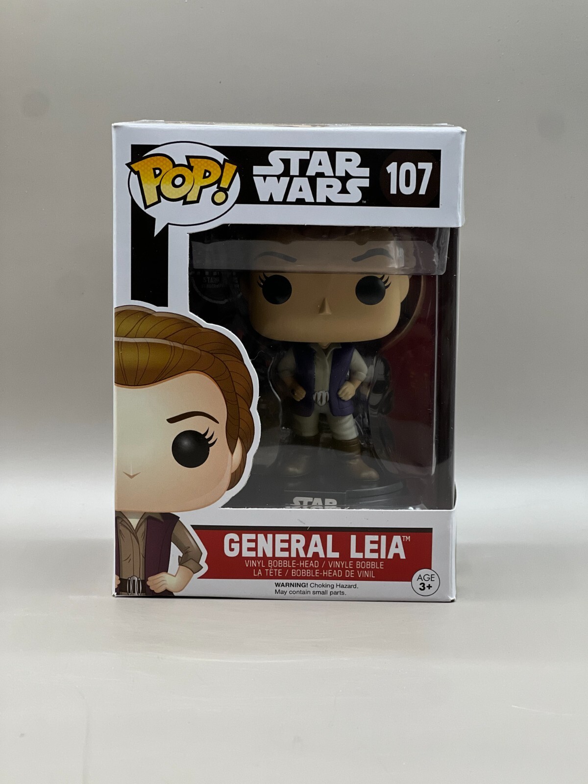 Funko Pop Vinyl Star Wars General Leia #107 Figure New