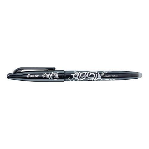 Pilot Frixion Erasable Rollerball Pen 0.7 mm Tip - Black, Single Pen Black 1 Cou - Afbeelding 1 van 8