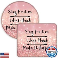 Mouse Pad, Square and Round Mouse Pads, 2 Pack,10.3 x 8.7 inch and Dia 8.7 in