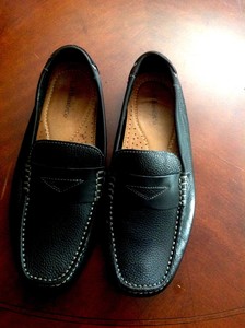 bass black penny loafers