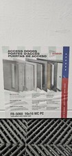 Acudor FB-5060 White Alloy Steel Metal Access Door 16x16 Retails For $160