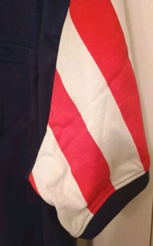 New USA Flag Short Sleeve golf polo shirt size XL patriotic July 4th - Picture 3 of 8