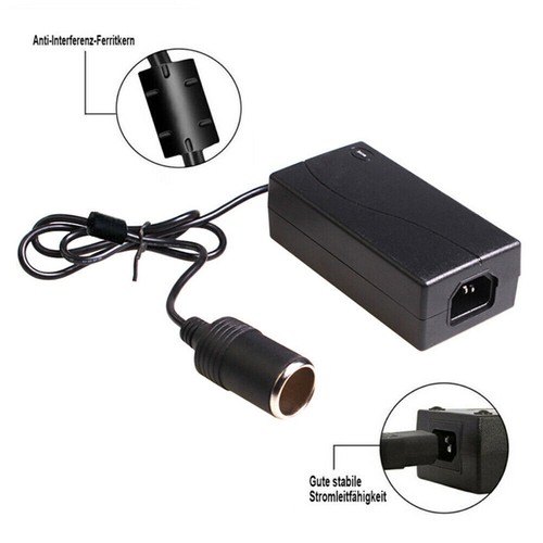 KFZ Netzadapter 120W AC 230V/12V 10A DC Spannungswandler Zigarettenanzünder Neu - Bild 3 von 14