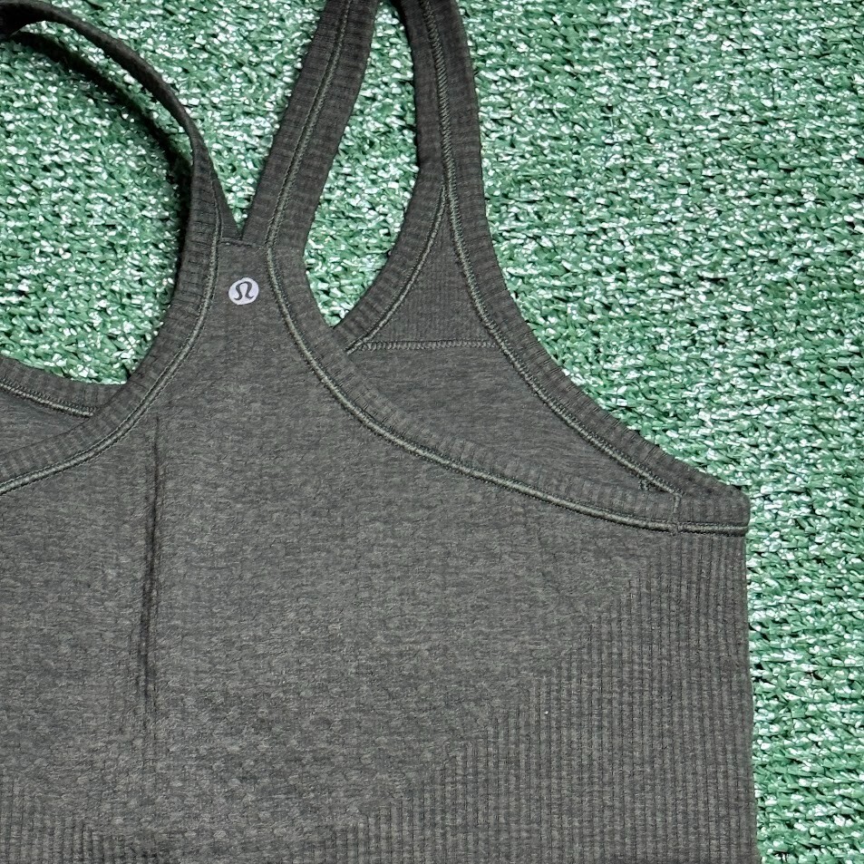 Lululemon Olive Green Racerback Basic Athletic Wo… - image 10