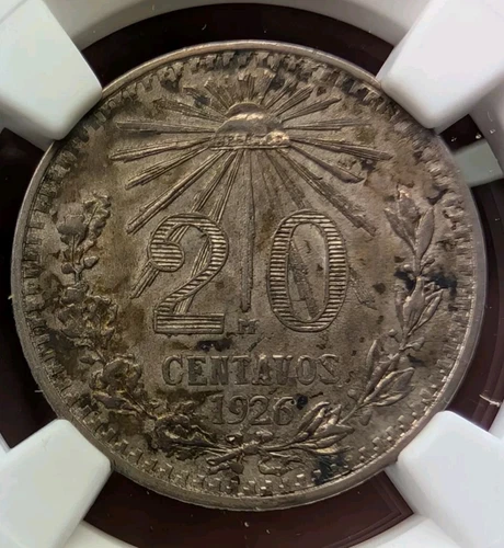 Mexico 20 Centavos, A "TRUE" 1926/5 NGC MS62 
