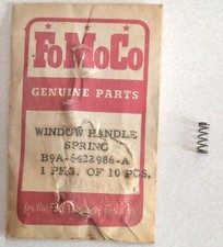 Nos 1953-1961 Ford Front Door Vent Wing Window Handle Spring 1958-1960 Edsel