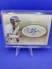 GRANT LAVIGNE - 2019 Onyx Futera Unique Timeless Auto #04 Rockies 07/21