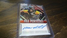 2014 PRIZM DRAFT PICKS MAX PENTECOST  Autographed baseball card