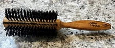 Fekkai Round 100% Natural Bristle Hair Brush 7” New