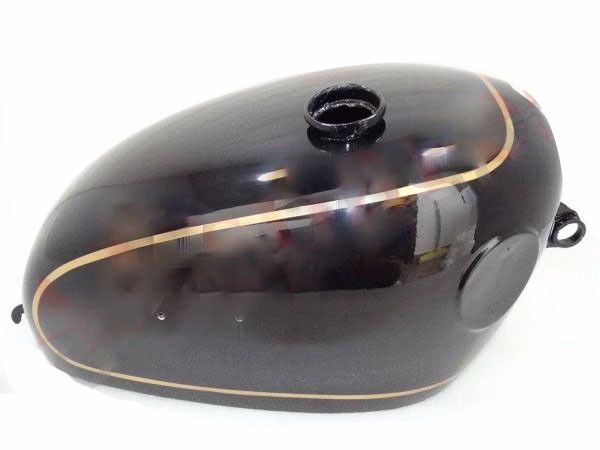 Velocette Venom Black Lackierter Benzin-Kraftstofftank Halter S2U-image