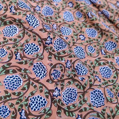 10 yards Fabric Block printed Cotton Fabric for Curtains Pillows Dresses | eBay 10 yards Fabric Block printed Cotton Fabric for Curtains Pillows Dresses | eBay