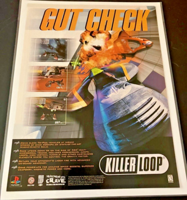Killer Loop by Crave - Vintage Racing Gaming Print Ad / Poster / Wall Art
