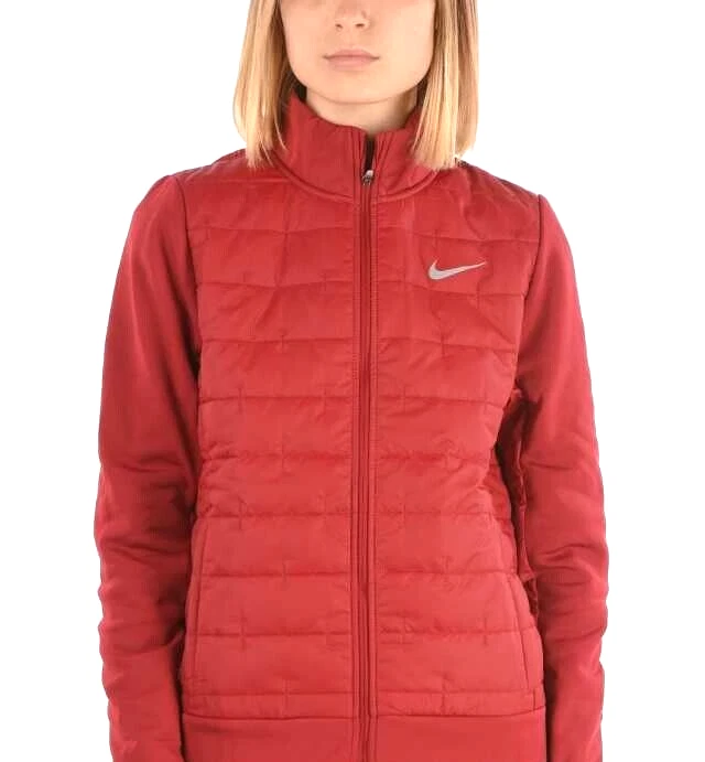 Red nike sales jacket womens