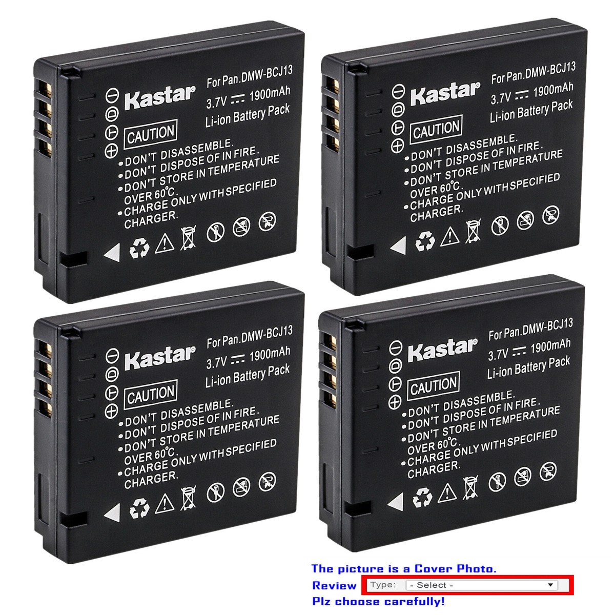 Batteri till Panasonic Lumix DMC-LX5/ DMC-LX7/ Typ DMW-BCJ13