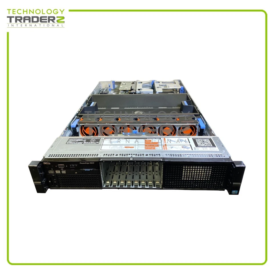 XRT6M Dell PowerEdge R820 Xeon E5-4620 8-Core 32GB 8x SFF Server W/ 2x 0CC6WF - Image 2 of 3