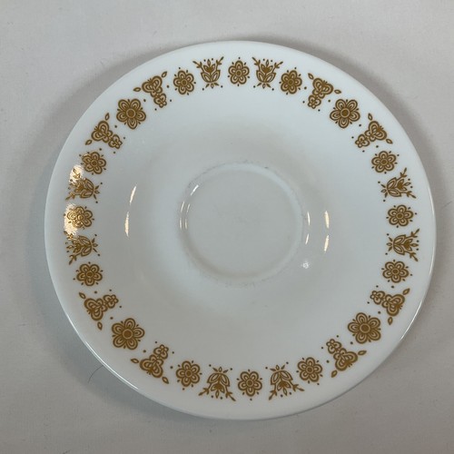 8 Piece Vtg Corelle by Corning “Butterfly Gold” 6.25" Saucer Plate Made U.S.A. - Picture 4 of 9