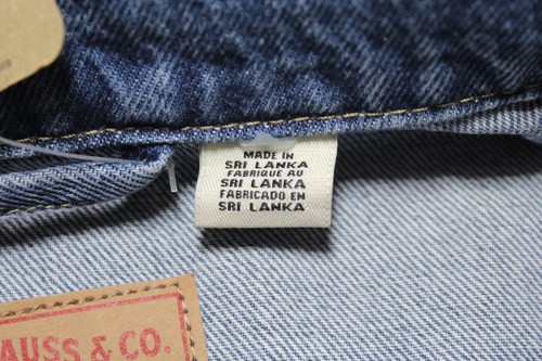 NWT LEVI'S Women's Size 1X Baggy Trucker Denim Jean Jacket Coat 6 Pockets - Picture 15 of 18