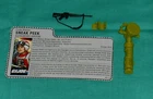 GI G.I. Joe gijoe SNEAK PEEK WEAPONS + FILE CARD LOT