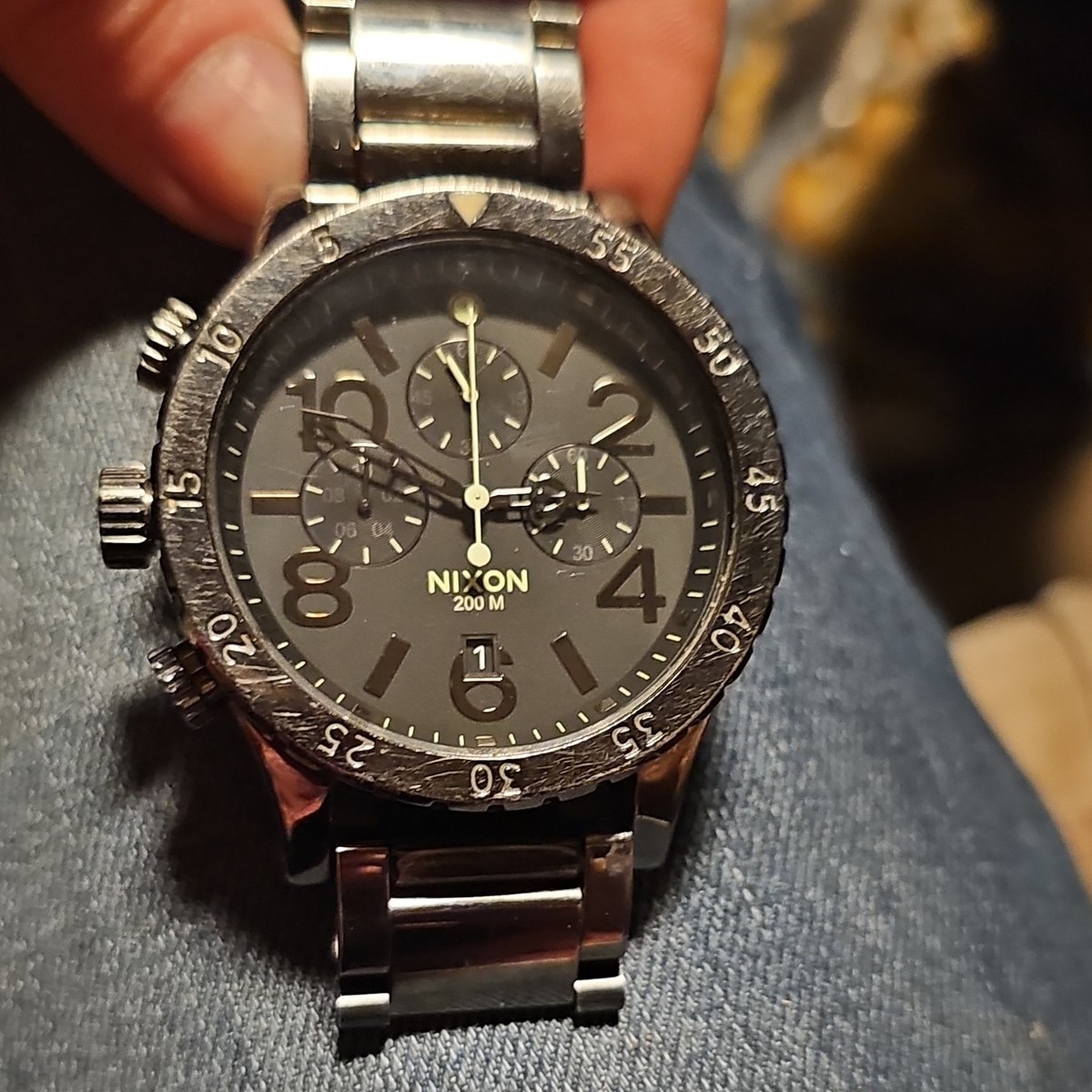 Nixon 48-20 Chrono Stainless Steel Men's Chronograph 200M Analog