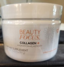Nuskin Beauty Focus Colágeno + / Hidratación y Elasticidad Polvo con Sabor Cítrico